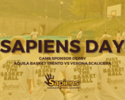 Game sponsor derby Aquila Basket Trento vs Verona Scaligera
